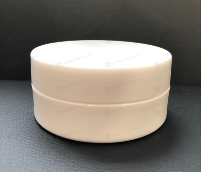 Банка 100 мл PETG белая глянцевая с крышкой  BJ10078WJ